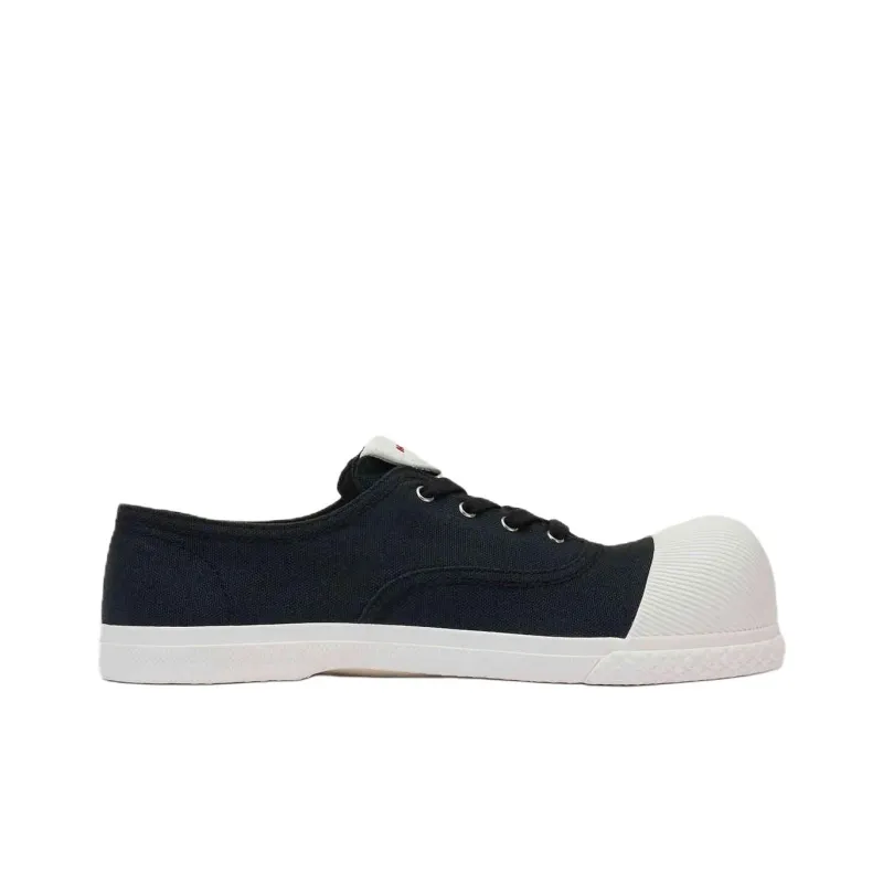 MARNI COTTON WAVE Low Top Canvas Shoes Men's Black-1