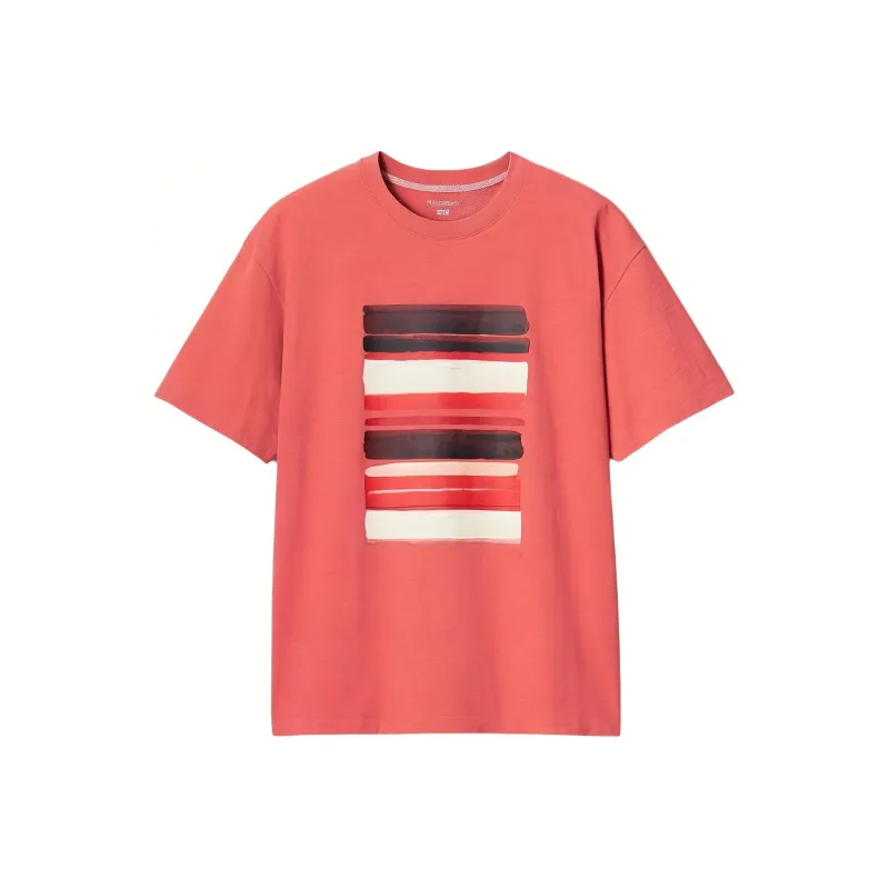 Jw Anderson X UNIQLO Jw Anderson Co Branded Series T Shirts Men Agate Red-0