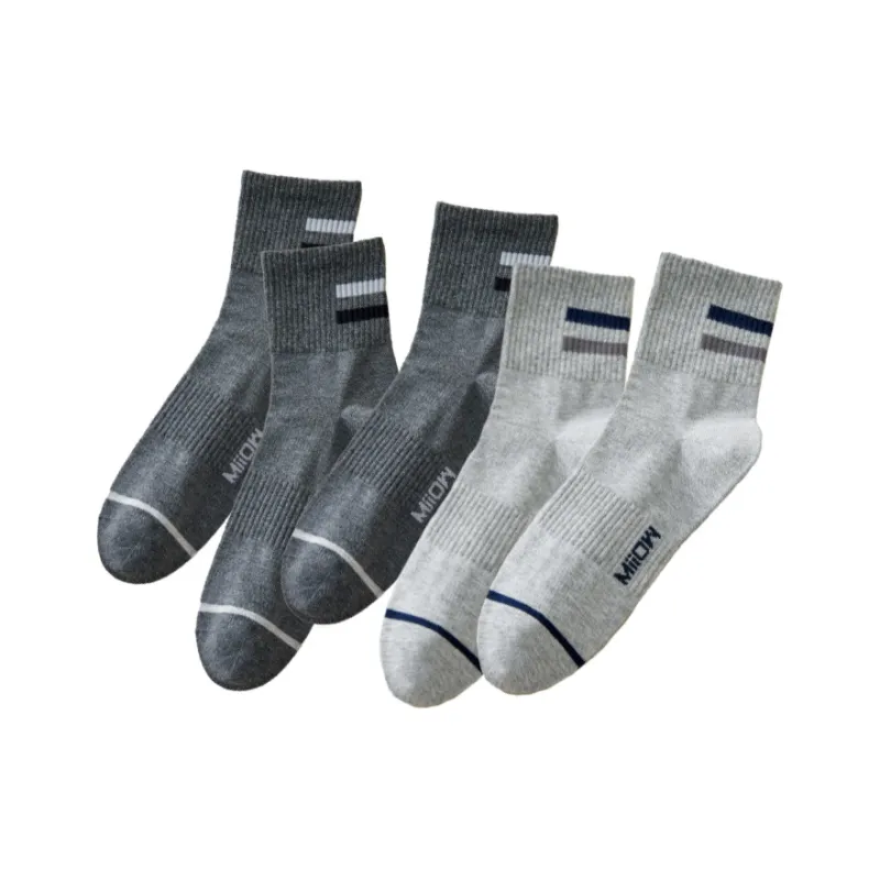 MIIOW Mid Calf Socks Men's 5 Pack-21