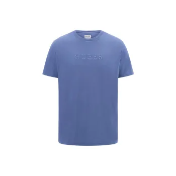 GUESS T-Shirts Men Blue