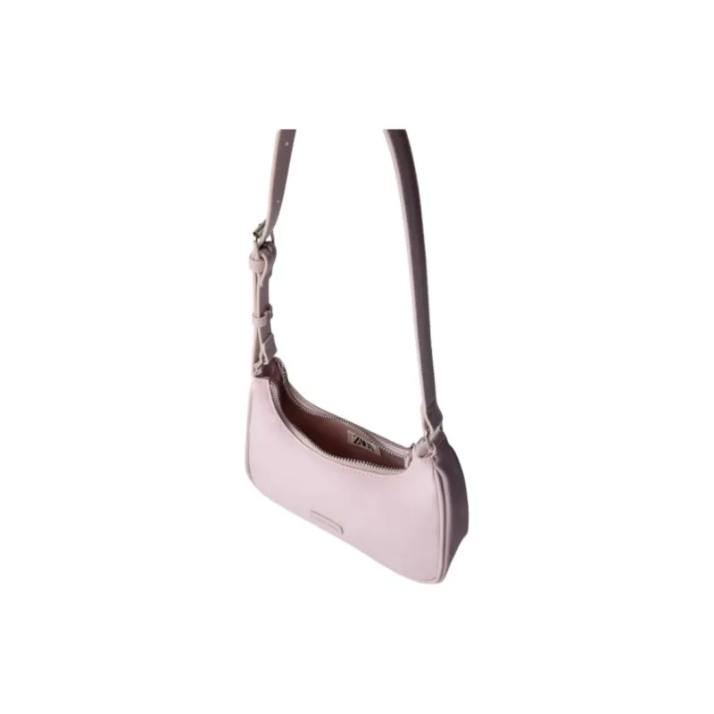 ZARA Polyester Shoulder Bag Women's Pink-5