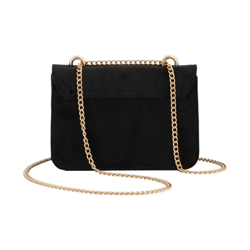 Fable Polyester Crossbody Bag Shoulder Bag Medium Size Women's Black Floral-2