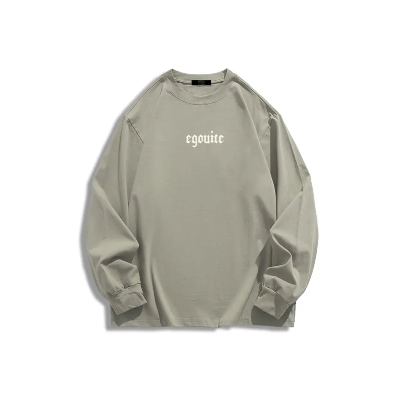 EGOU Long Sleeved T Shirts Unisex-9
