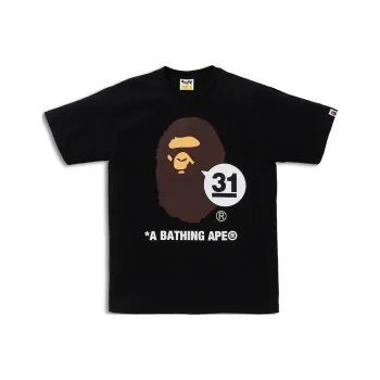 A BATHING APE A BATHING APE 31st Anniversary Ape Head Tee