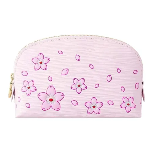 LOUIS VUITTON X Takashi Murakami Cosmetic Pouch Pm Pink