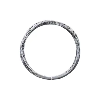 FUYUFU 999 Fine Silver Sterling Silver Bracelets Unisex
