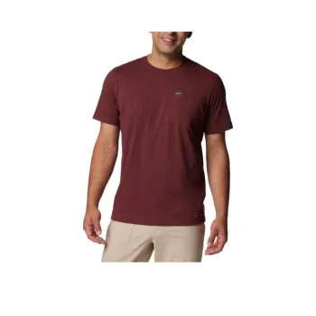 Columbia Thistletown Hills T-Shirt Men's Dark Red