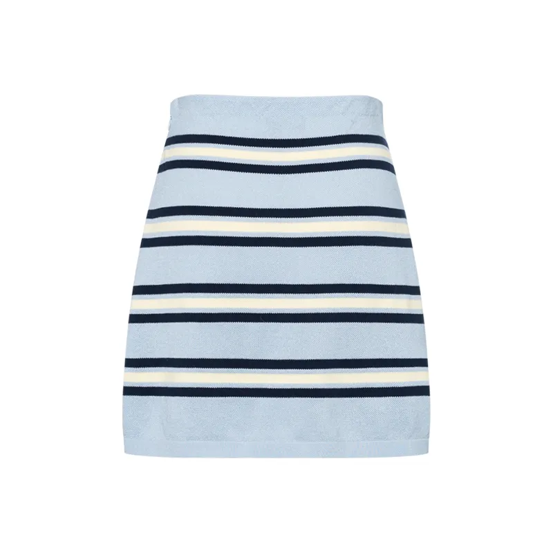 MIU MIU Casual Short Skirts Women's Light Blue-1