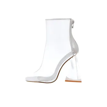 STEVE MADDEN Ankle Boots 9.5cm Women's Transparent