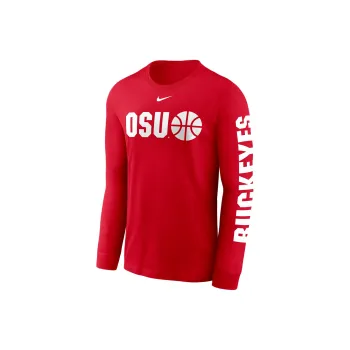 Nike Ohio State Buckeyes Basketball Icon Men's Nike College Long Sleeve T Shirt