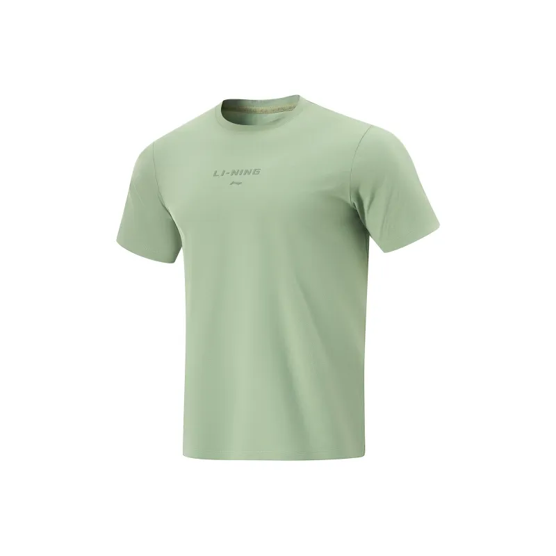 LiNing Fitness Series T Shirt Men's Pea Green-0