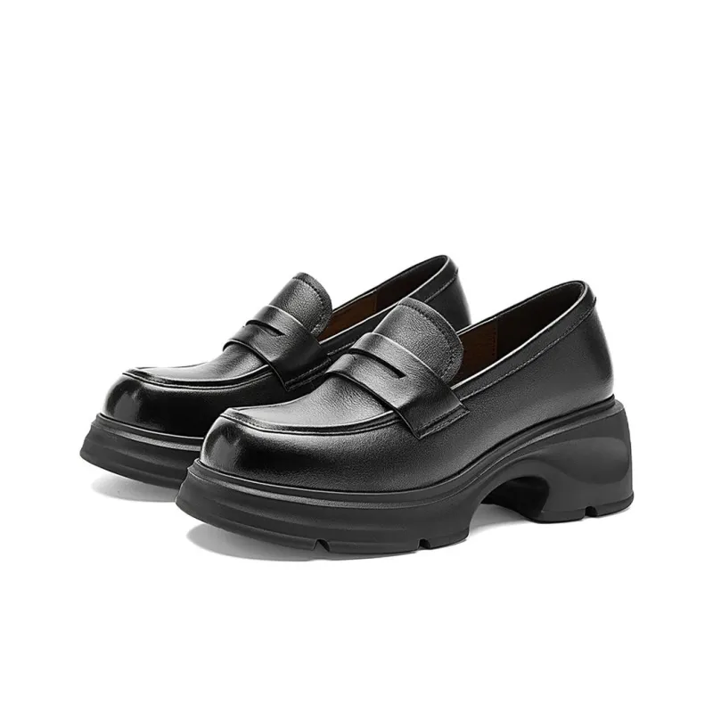 NINE WEST Chunky Heel High Heels 6.1cm Women's Black-2