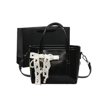 PINK·LAND PU Handbag Regular Women's Black/Blue/Pink/White