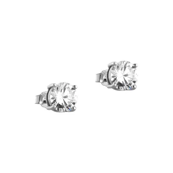 Vegetarian Alloy S925 Zircon Stud Earrings Women's