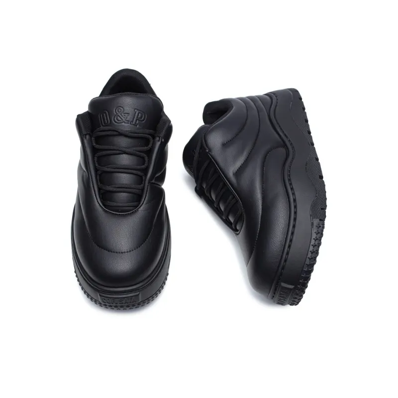 ESTEE GEEA Low Top Skateboard Shoes Unisex Black-2