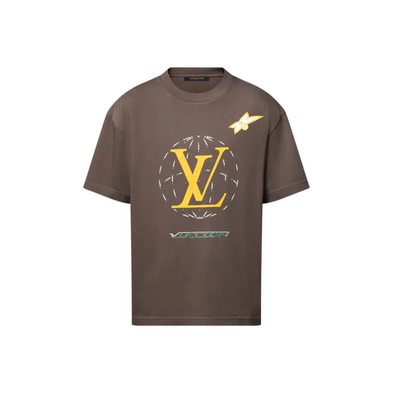 LOUIS VUITTON Washed Embellished Cotton T-Shirt-0