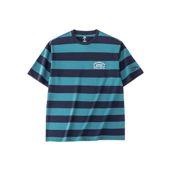 Anta Life Collection T Shirt Men's Wisteria Bamboo Green/Midnight Blue
