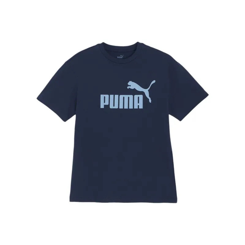 PUMA ESS+ MX NO1 T Shirt Men's Marine Blue-0