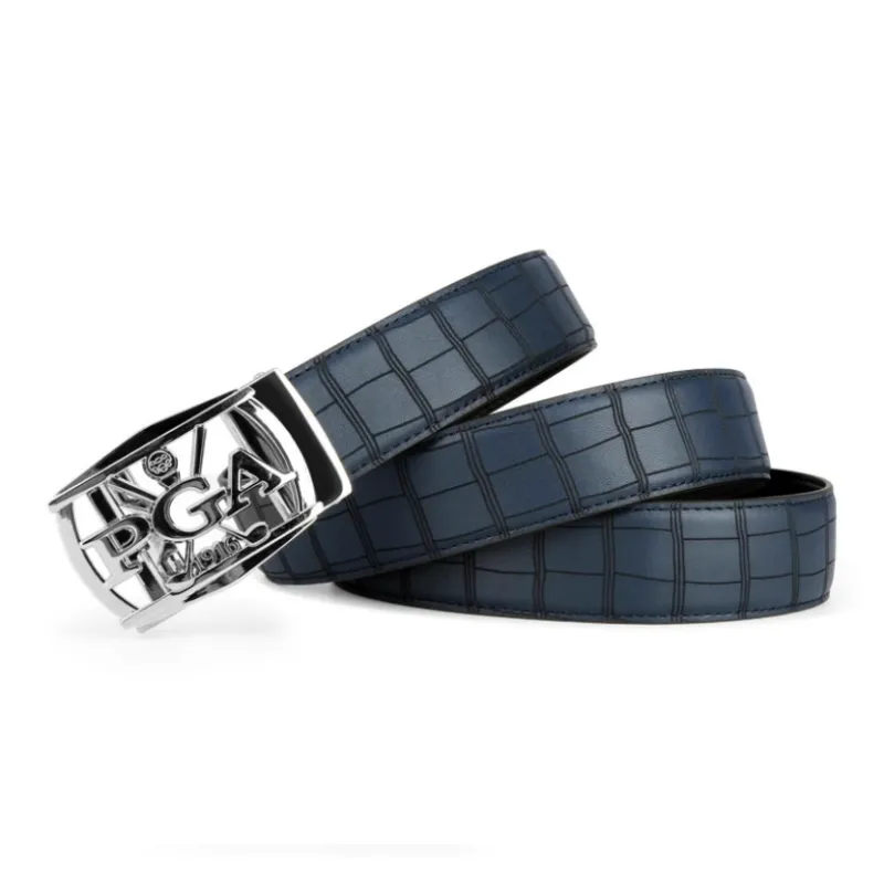 PGA Cow Leather Belts Men's Multicolor Width 3.4cm-3