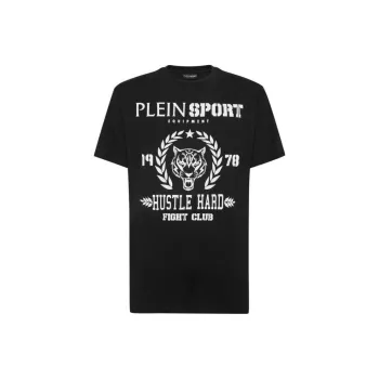 PLEIN SPORT Logo print Cotton Polo Shirt