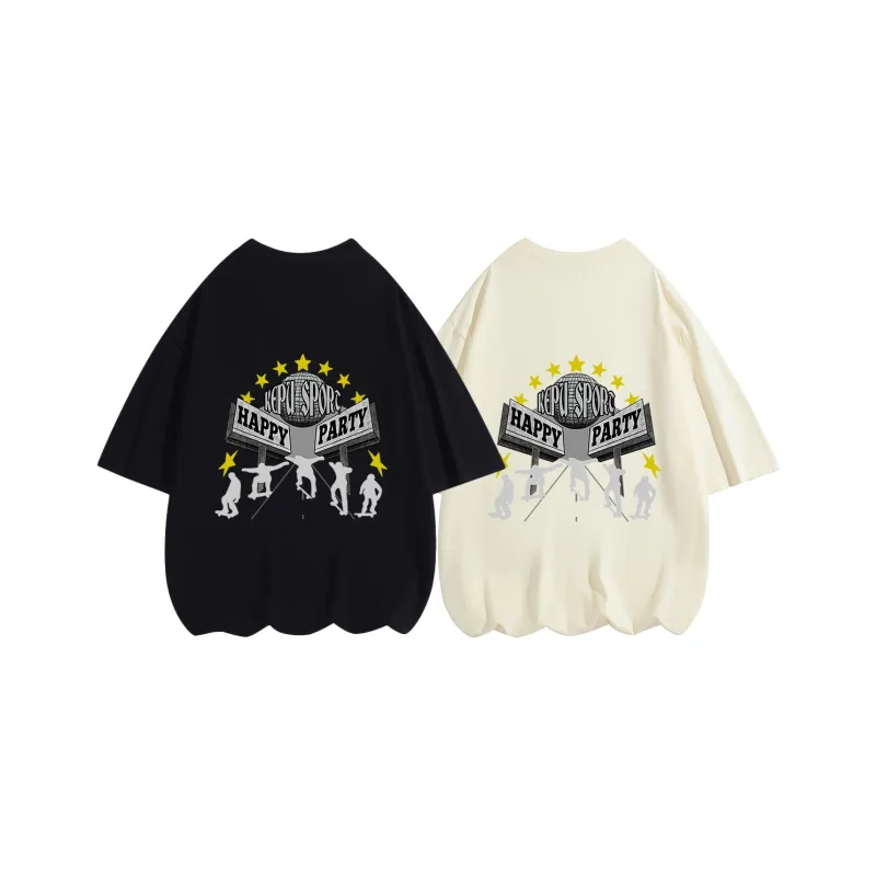 Kepu T Shirt Unisex 2 Pack White+White-17