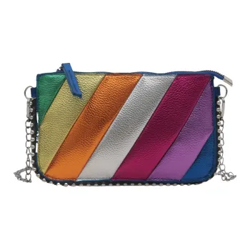 S.REPHEN PU Shoulder Bag Small Size Unisex Multicolor