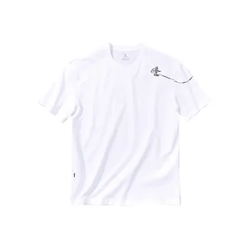 Mr.Bu T Shirts Men Moon White