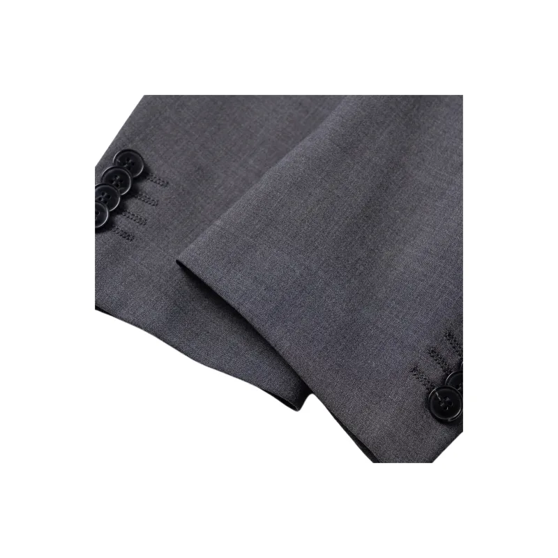 HUGO BOSS Business Suit Coat Men's Dark Gray-2