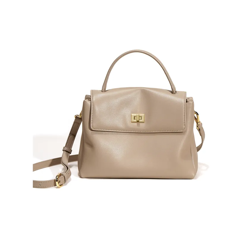H YXIANG Cow Leather One Shoulder Handbags Women's Multicolor-3