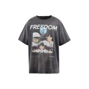 SAINT Mxxxxx x FREEDOM SS24 T Shirt Unisex Black