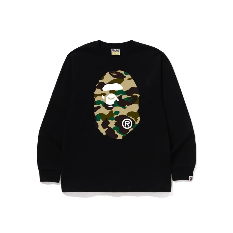 A BATHING APE ® 1ST Camo Big Ape head T shirt-4