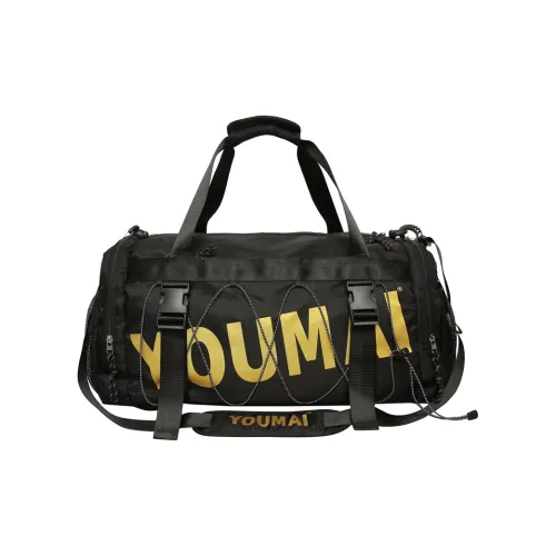 Deli Bear Nylon Gym Bag Large Size Unisex Multicolor