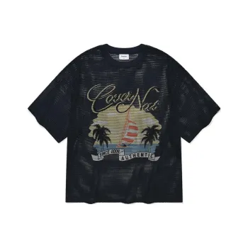 COVERNAT T Shirt Unisex Marine Blue