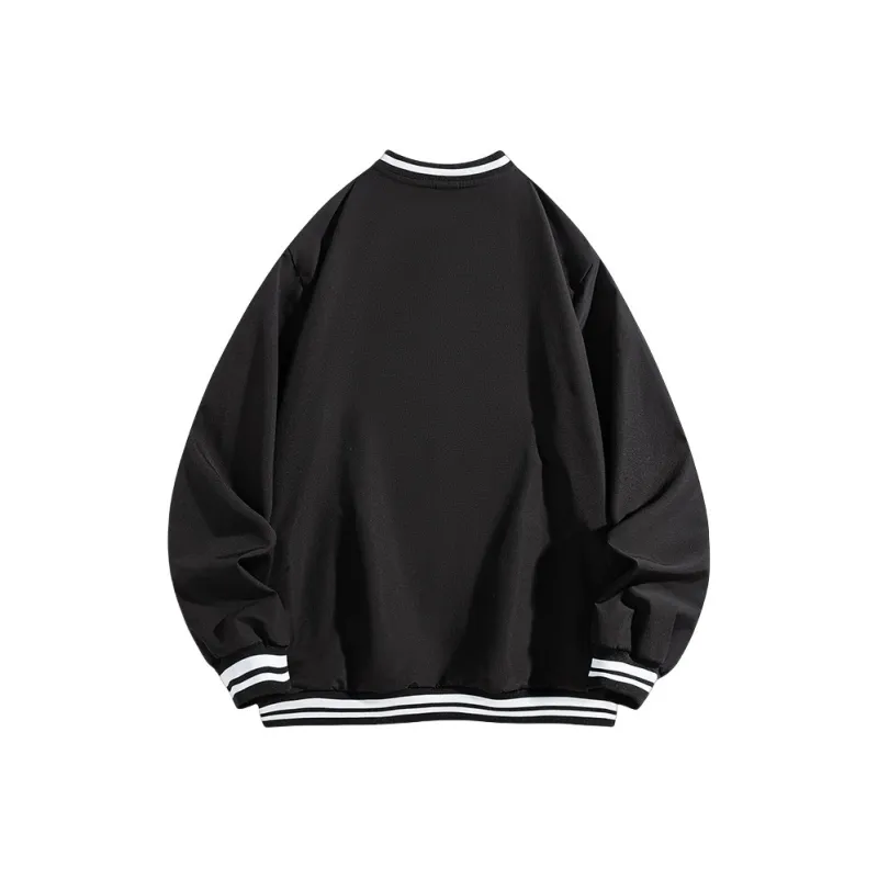 M MAICCO Sweatshirt Unisex Black/Burgundy Red/Sky Blue/Oat Gray/Peach Pink/Haze Blue-1
