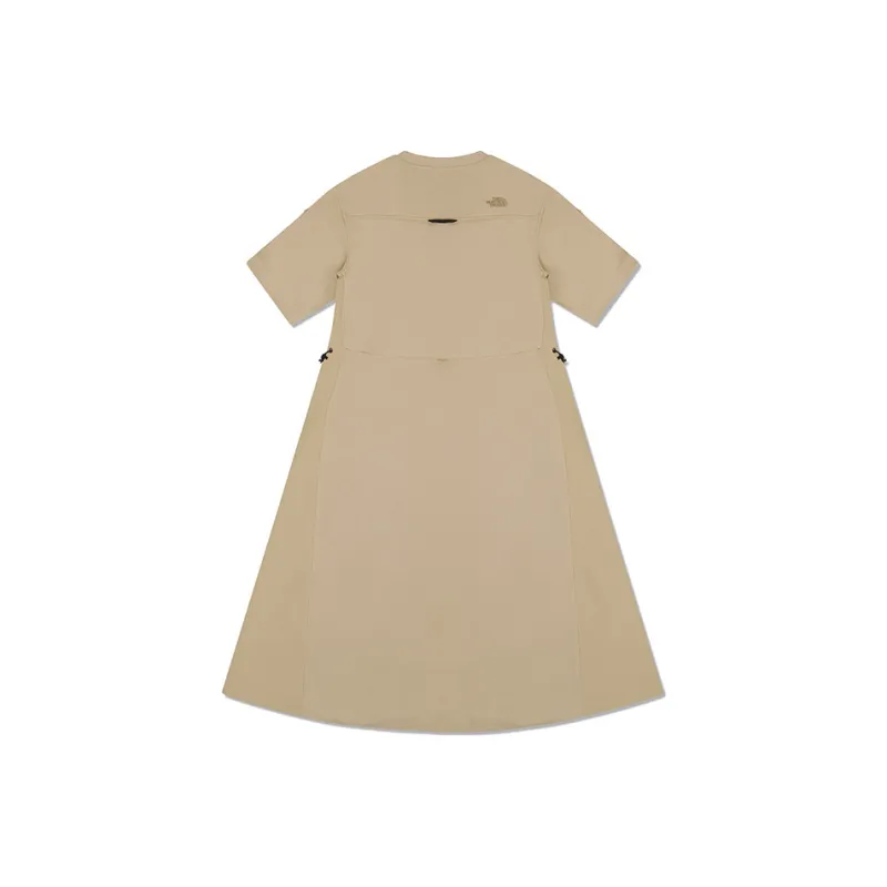 THE NORTH FACE UE Series Short Sleeved Dress Women's LK5/Stone Brown-1