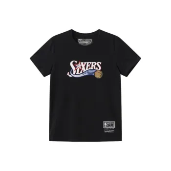 Mitchell & Ness T Shirt Unisex Black