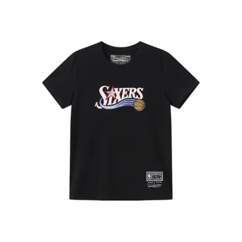Mitchell & Ness T Shirt Unisex Black