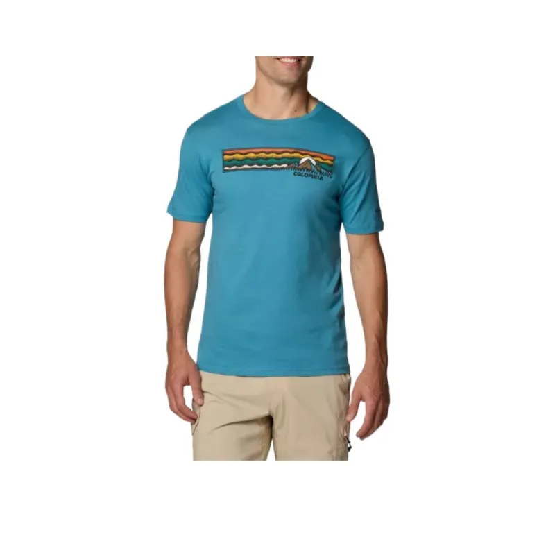 Columbia Jester Jester Graphic T-Shirt Men's Canyon Blue-0
