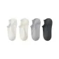 [4 Pack/Bamboo Fiber Antibacterial Breathable]White+Milk White+Light Gray+Dark Gray