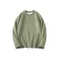 [Fleece-Lined Waffle Knit]Palm Green (Ma Paper Folding Embroidered Chest Badge)