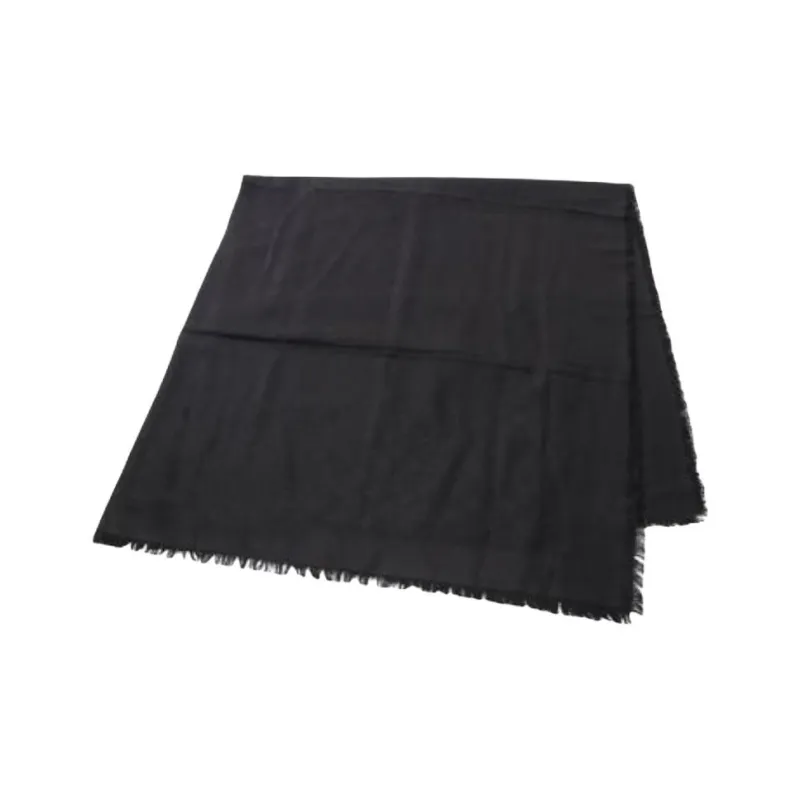 LOUIS VUITTON Silk, Wool Silk Scarves Women's Black-0