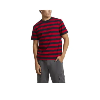 GUESS T-Shirts Men Deep Red