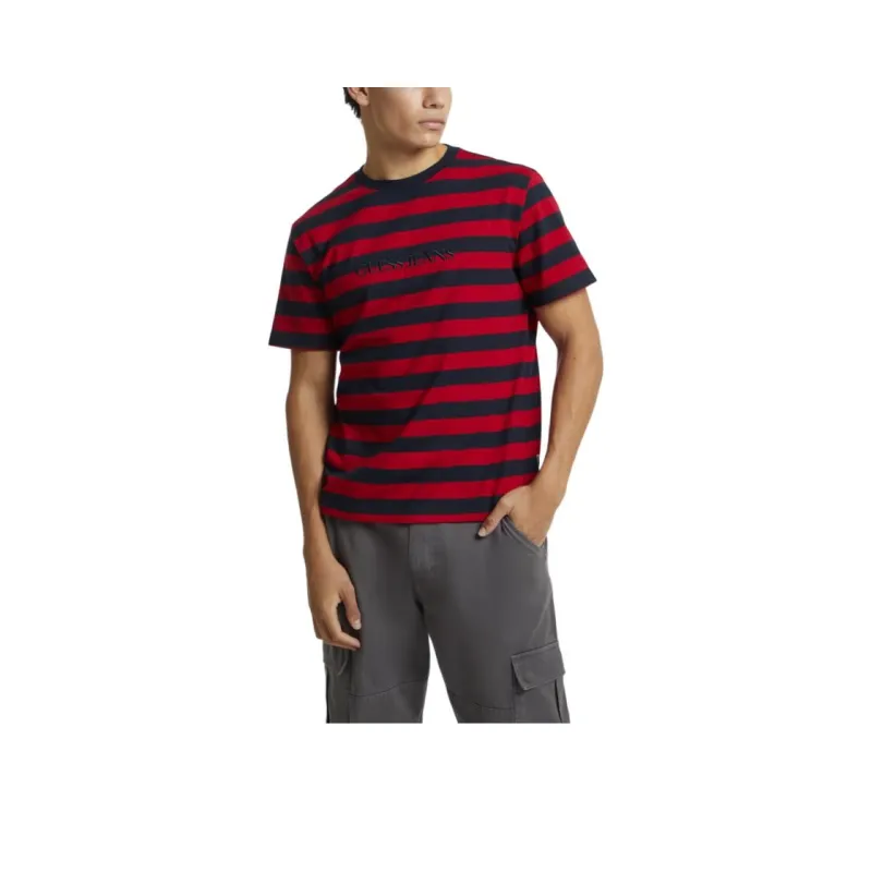 GUESS T-Shirts Men Deep Red-0