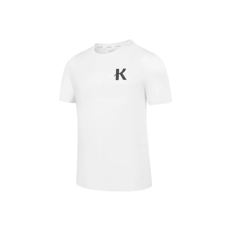 QIAODAN x QIANGFENGCHUIFU,LIANMINGKUAN T Shirt Men's Jordan White-0