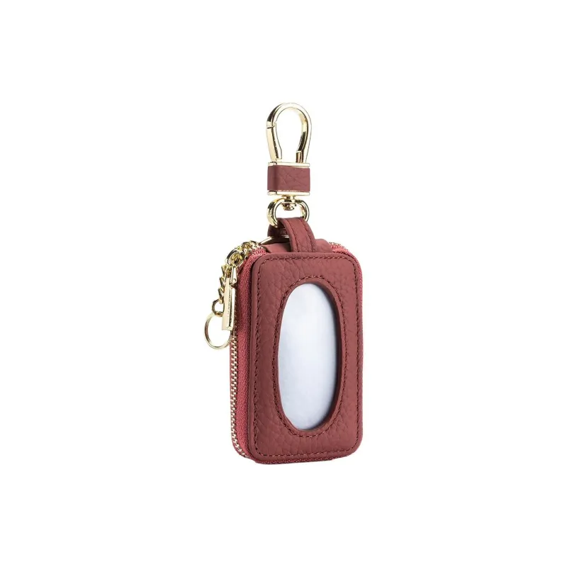 Tong Tong Rabbit Top Grain Cow Leather Key Pouch Regular Unisex Multicolor-7
