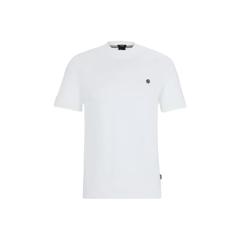 HUGO BOSS Double B Monogram Crewneck T Shirt-0