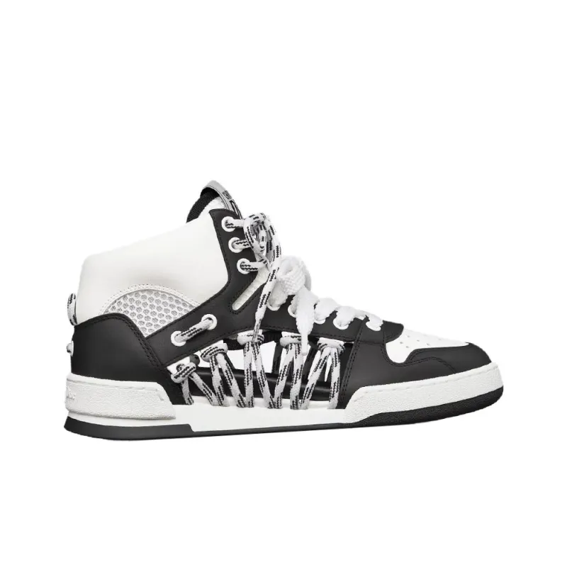 DIOR First Low Top Skateboard Shoes Women's Black White-1