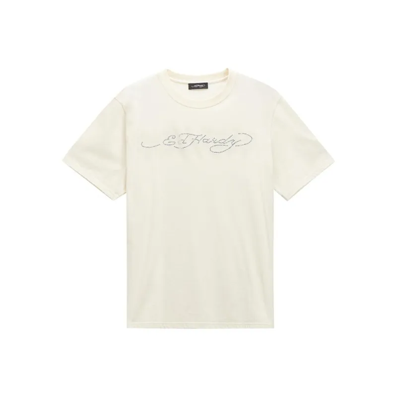Ed Hardy SS25 T Shirt Men's White-0