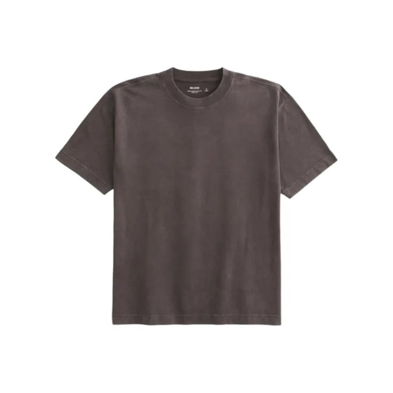 Hollister T-Shirt Men's Dark Brown-0