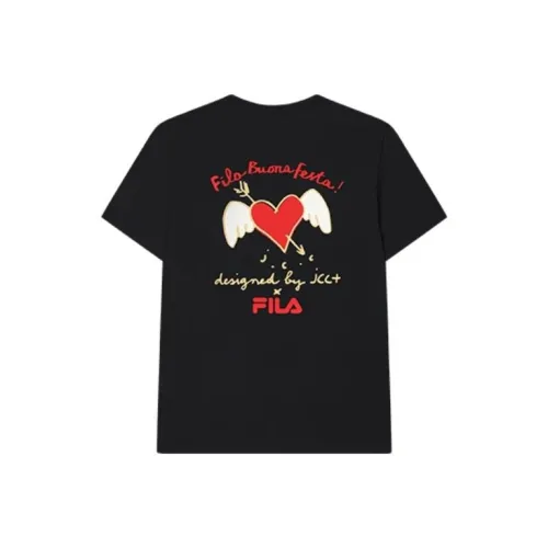 FILA ORIGINALE SS25 T-Shirt Unisex Jet Black